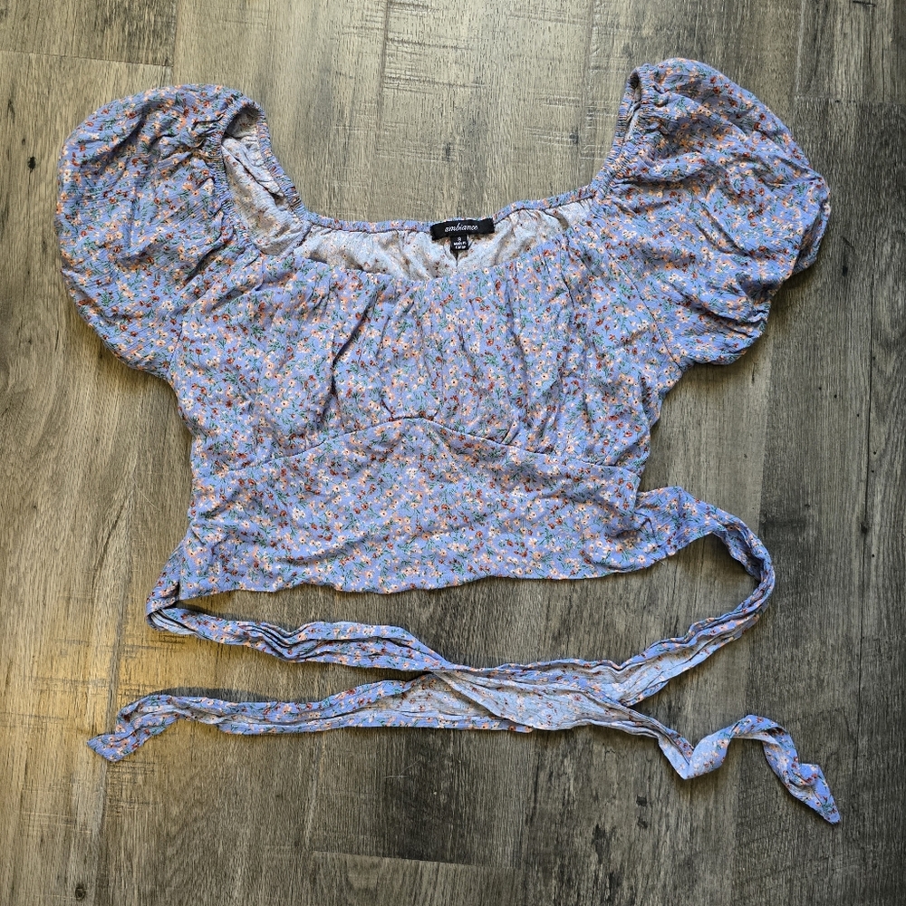 Ambiance Blue and Pink Robe Luxurious Sleepwear